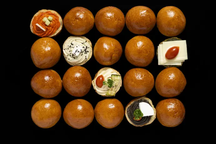 Plateau sandwich fermé végétarien