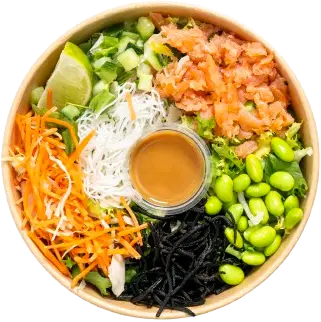 Salade Poke Saumon (min 3 pcs)