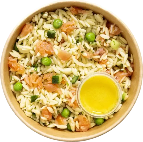 Bio orzo salade (min 3 stuks)