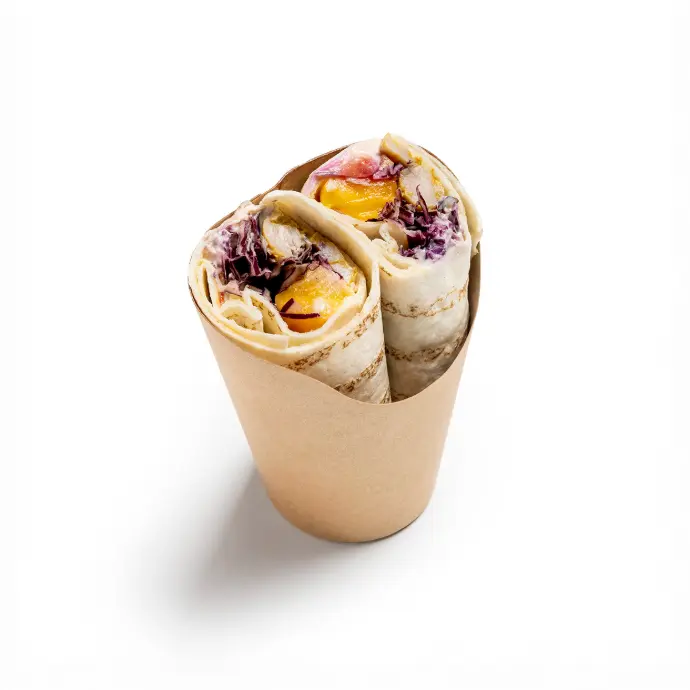 Wrap poulet mangue