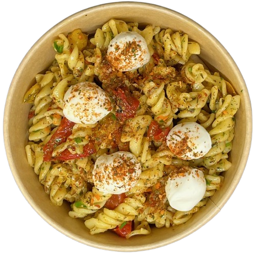 Salade Spirelli Méditerranéenne mozzarella