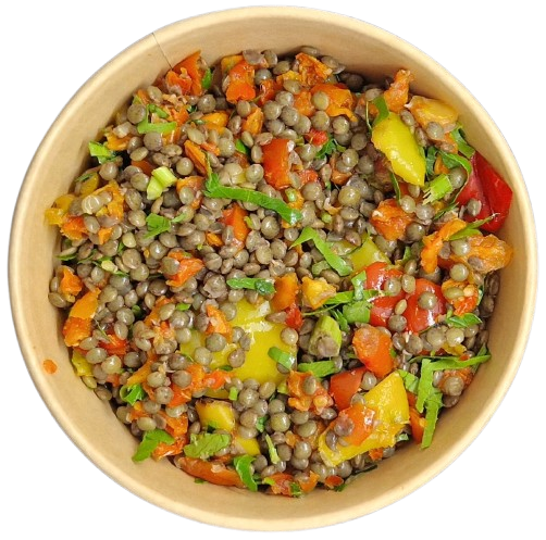 Salade Lentilles légumes  