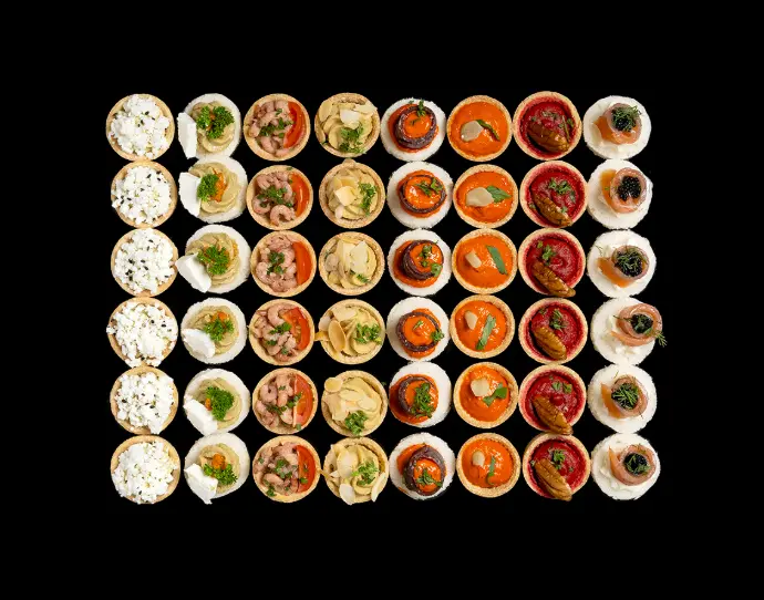 Plateau zakouskis Square*48 pc