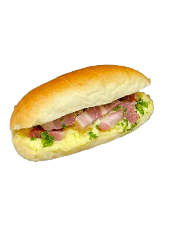 Zachte Broodjes ei spek (min 4 stuks)