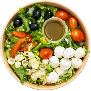 Coquilette mozza Salade (min 3 stuks)